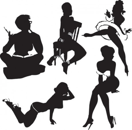 Silhouettes of girls 12 (3)