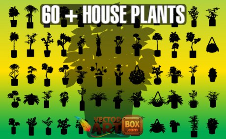 house-plants-silhouettes